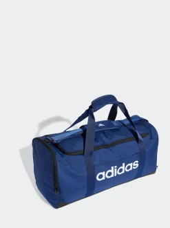 adidas Bleu - sac de sport linéaire moyen