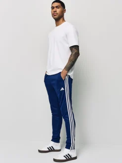 adidas Bleu - Train Essentials 3-Jogging d'entraînement Rayure Sale