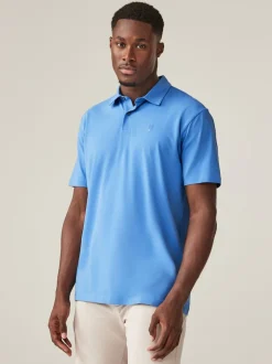 Next - Ajustement régulier - Polo en jersey Manches courtes 5 Pack Bleu Hot