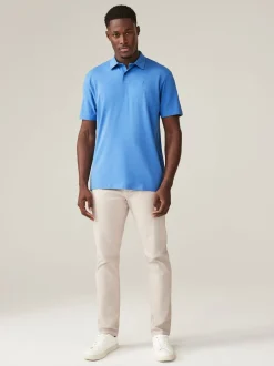 Next - Ajustement régulier - Polo en jersey Manches courtes 5 Pack Bleu Hot