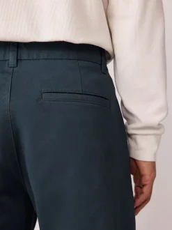 Next Bleu - - Pantalon chino stretch Ajustement régulier