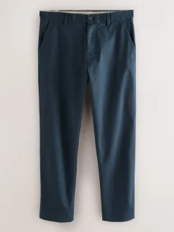 Next Bleu - - Pantalon chino stretch Ajustement régulier