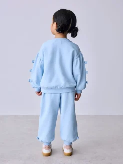 Baker by Ted Baker Bleu - ensemble sweat et Joggings bleu 2 Pieces avec nœud sur le côté Clearance