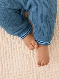 Baker by Ted Baker Bleu - Barboteuse texturée à manches longues New