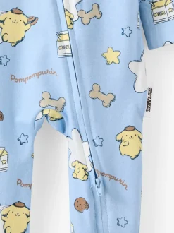 Cotton On Bleu - Barboteuse zippée Hello Kitty à manches longues Hot