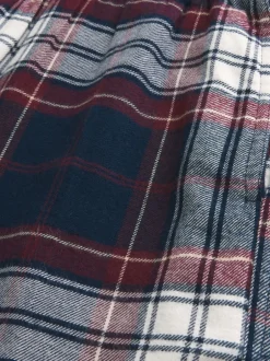 Hollister Bleu - Bas de pyjama à carreaux en flanelle Online