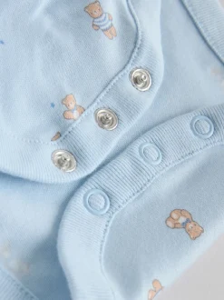 Next Bleu - Body ours bébé à manches longues Outlet