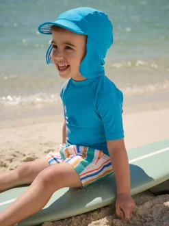 Next - Bonnet de bain Légionnaire (3mths-10yrs) Bleu New