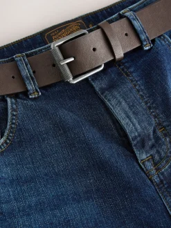 Next Bleu - Bootcut - Signature Ceinture Jeans Outlet