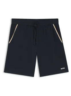 BOSS Bleu - Unique Logo Shorts Hot