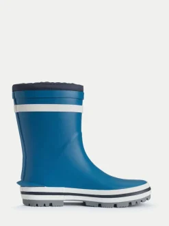 Start Rite Bleu - Bottes en caoutchouc Start-Rite Big Little Puddle nouées Online