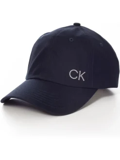 Calvin Klein Golf Bleu - 100% Coton Twill Noir Casquette Best