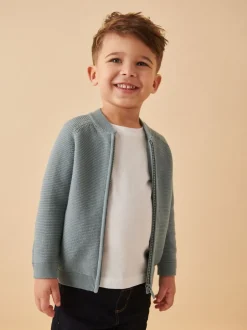 Next - Cardigan zippé (3mths-7yrs) Bleu Sale
