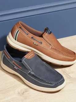 Pavers Bleu - Chaussures bateau bleues à enfiler Sale