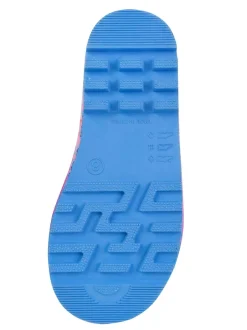 Vanilla Underground Bleu - Chaussures de pluie Peppa Pig pour enfants avec poignées Outlet