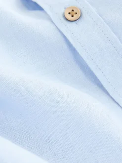 Next Bleu - Chemise manches longues 100% lin (3-16ans) Best