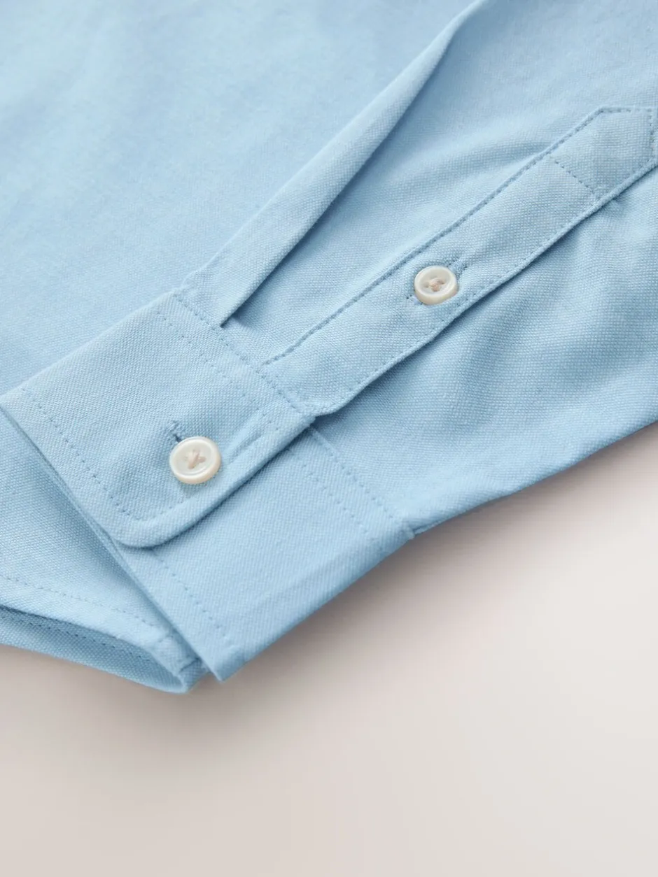 Next Bleu - Chemise Oxford à manches longues et Col mao (3-16ans) Online