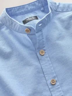 Next Bleu - Chemise Oxford à Manches longues et Col mao (3mois-7ans) Best