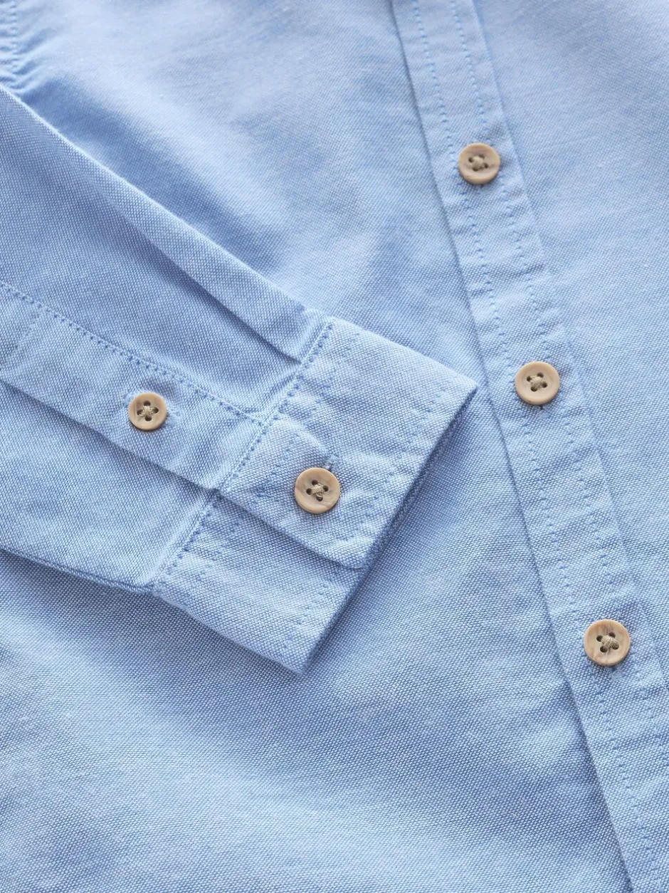 Next Bleu - Chemise Oxford à Manches longues et Col mao (3mois-7ans) Best