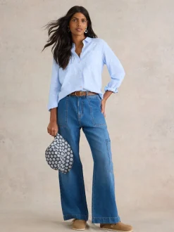 White Stuff - Chemise Sophie Bleu Discount