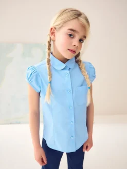 Next Bleu - Chemisier scolaire à manches bouffantes (3-16ans) Outlet
