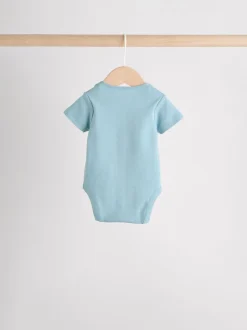 Next Bleu - Combinaison de nuit bébé, Body, Bonnet et Bavoirs bébé Ensemble 4 Pièces (0-12mois) Sale