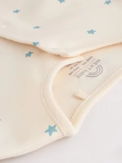 Next Bleu - Combinaison de nuit bébé, Body, Bonnet et Bavoirs bébé Ensemble 4 Pièces (0-12mois) Sale