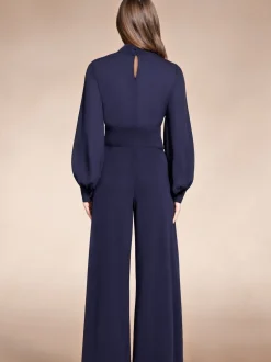 Hot Squash Bleu - Combinaison Jambe large à manches bouffantes Best