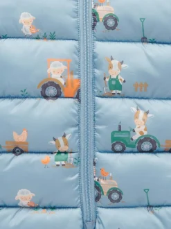 Purebaby Bleu - Combinaison matelassée imperméable à la douche Outlet