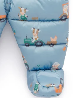 Purebaby Bleu - Combinaison matelassée imperméable à la douche Outlet