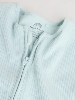 Next Bleu - Combinaisons de nuit à fermeture éclair pour bébés 5 Pack (0mths-3yrs) Best