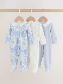 Next Bleu - Combinaisons de sommeil pour bébé 3 Pack (0mois-2ans) Outlet