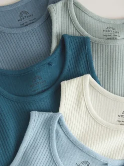 Next Bleu - Combinaisons pour bébés avec gilet 5 Pack Outlet
