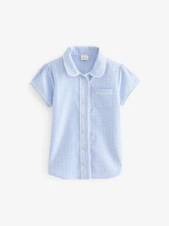 Next Bleu - Cotton Rich School Vichy Chemisiers (3-14yrs) Online