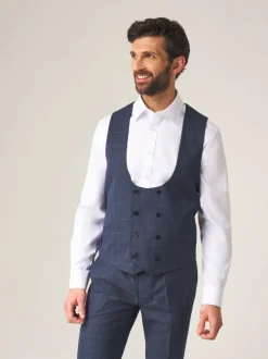 Skopes Bleu - Croisée - Veste de costume Double boutonnage Scoop Anello Sale