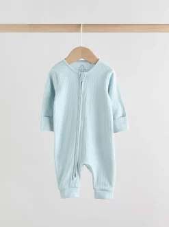 Next Bleu - Dors-bien bébé sans pieds à fermeture éclair bidirectionnelle, lot de 3 (0-3ans) Discount