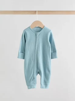 Next Bleu - Dors-bien bébé sans pieds à fermeture éclair bidirectionnelle, lot de 3 (0-3ans) Discount