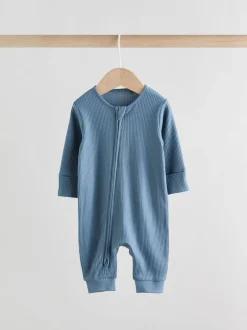 Next Bleu - Dors-bien bébé sans pieds à fermeture éclair bidirectionnelle, lot de 3 (0-3ans) Discount