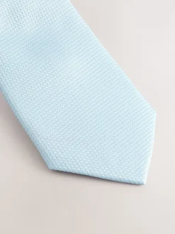 Next - Ensemble cravate et pochette texturées Bleu Online