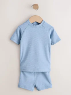 Next Bleu - Ensemble de bain texturé (3mois-7ans)