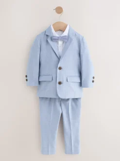 Next Bleu - Ensemble pantalon blazer et nœud papillon (3mois à9ans) Hot