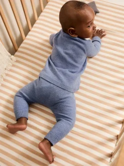 Next Bleu - Ensemble pull et legging en maille bébé (0 mois-2 ans) Clearance