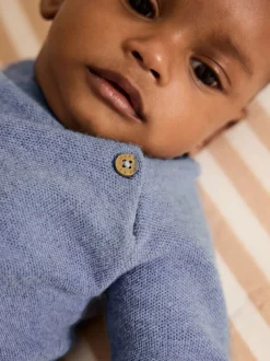 Next Bleu - Ensemble pull et legging en maille bébé (0 mois-2 ans) Clearance