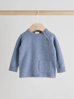 Next Bleu - Ensemble pull et legging en maille bébé (0 mois-2 ans) Clearance