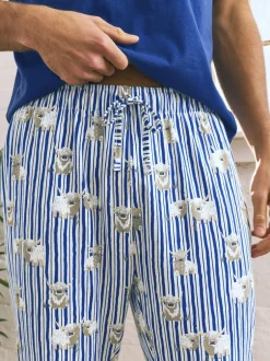 Next Bleu - Ensemble pyjama à manches courtes en jersey Hamish the Highland Cow Clearance