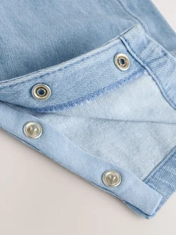 Next Bleu - Ensemble salopette et body en jean bébé (0 mois-2 ans) Outlet