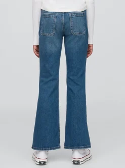 Gap Bleu - Jean évasé taille haute des années 70(5-13ans) Discount