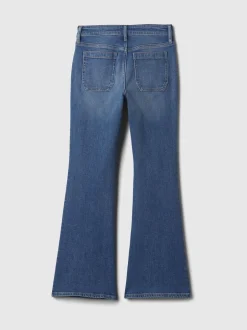 Gap Bleu - Jean évasé taille haute des années 70(5-13ans) Discount