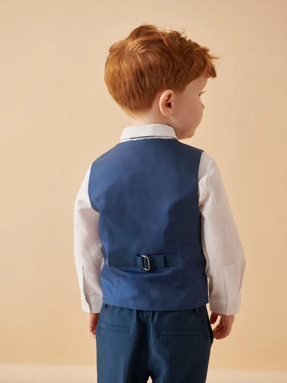 Next Bleu - Gilet, chemise, pantalon & Nœud papillon (3mths-9yrs) Clearance