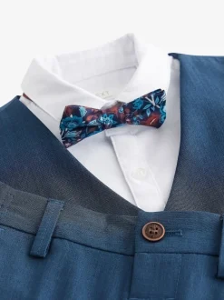 Next Bleu - Gilet, chemise, pantalon & Nœud papillon (3mths-9yrs) Clearance